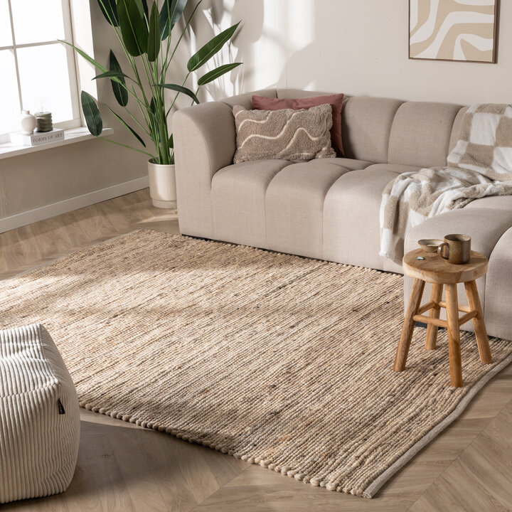 Tapis en laine - Feline Taupe/Mélangé