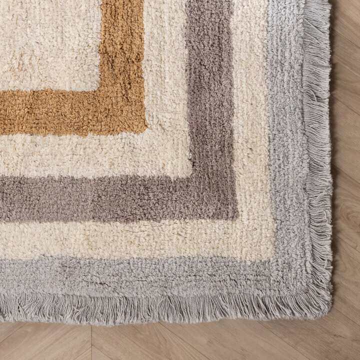 Tapis lavable pour enfant - Milo Gris