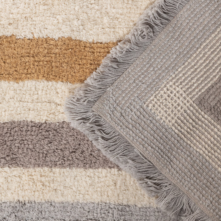 Tapis lavable pour enfant - Milo Gris