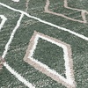Tapis berbère rond - Mélange Vert Diamant - thumbnail 3