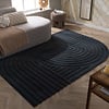 Tapis irrégulier - Flowy Wavy Anthracite - thumbnail
