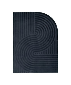 Tapis irrégulier - Flowy Wavy Anthracite