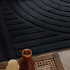 Tapis irrégulier - Flowy Wavy Anthracite - thumbnail 2