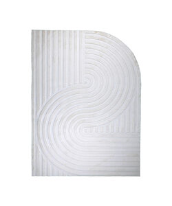Tapis de forme irrégulière - Wavy Crème