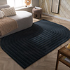 Tapis irrégulier - Flowy Lines Anthracite - thumbnail