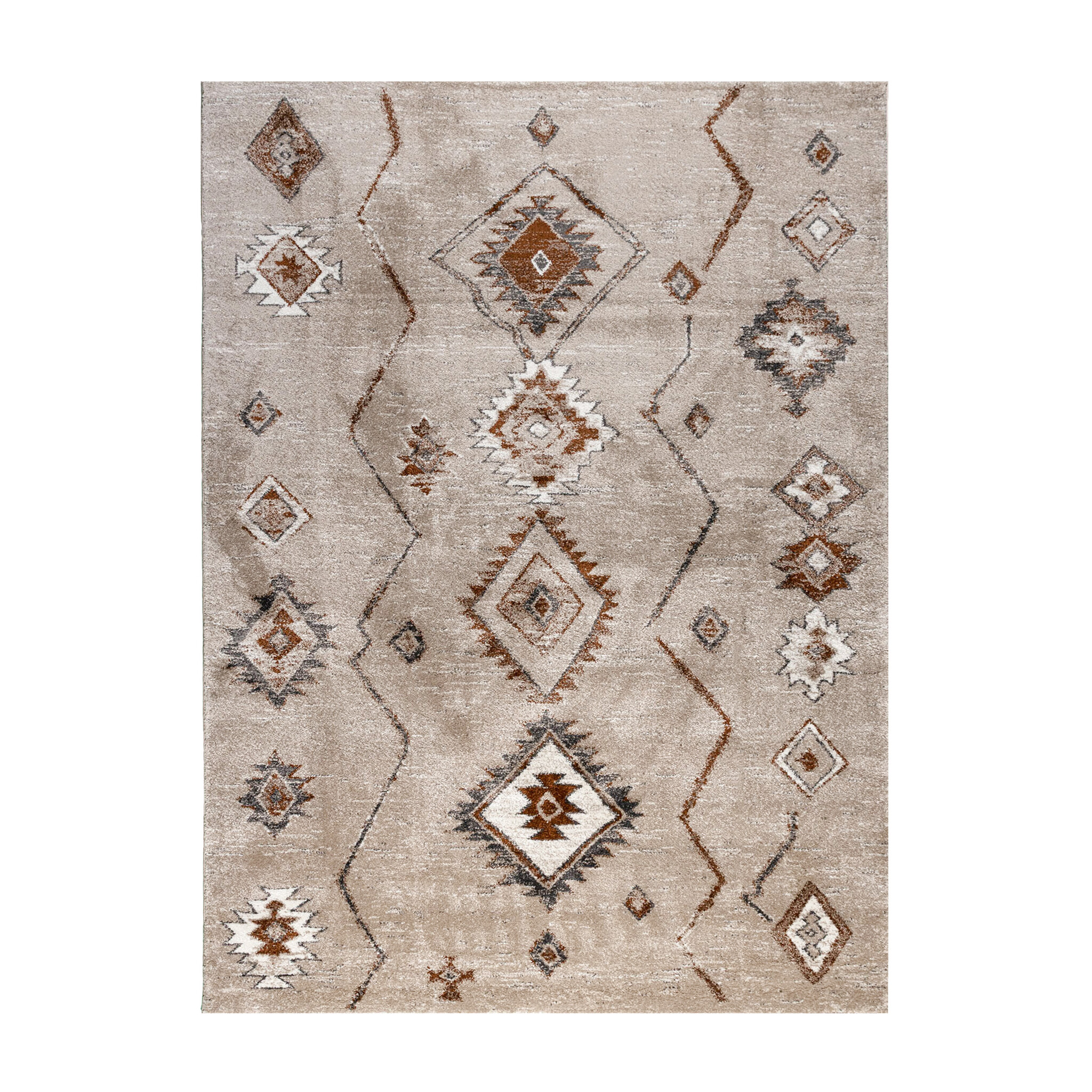 Tapis à poils longs - Blend Aztec Beige - sfeer
