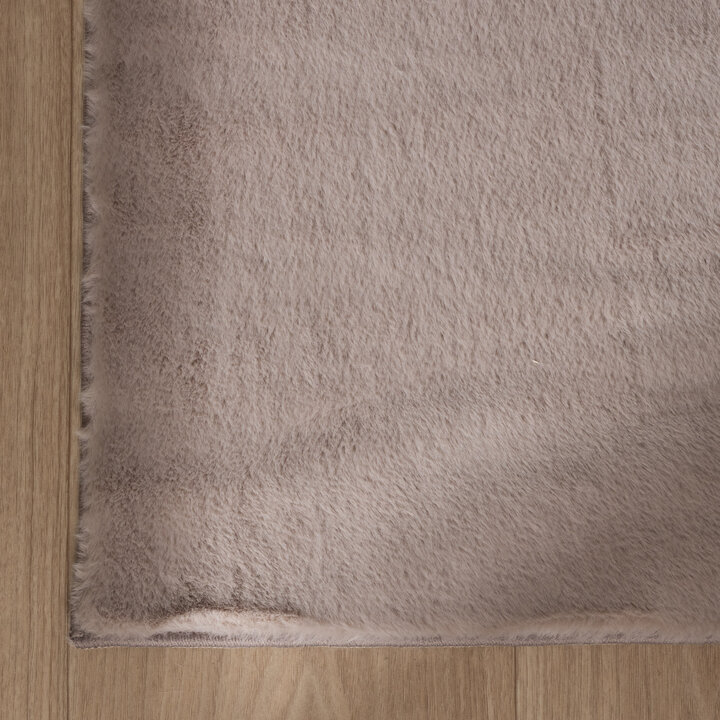 Tapis de couloir doux à poils courts - Cozy Taupe