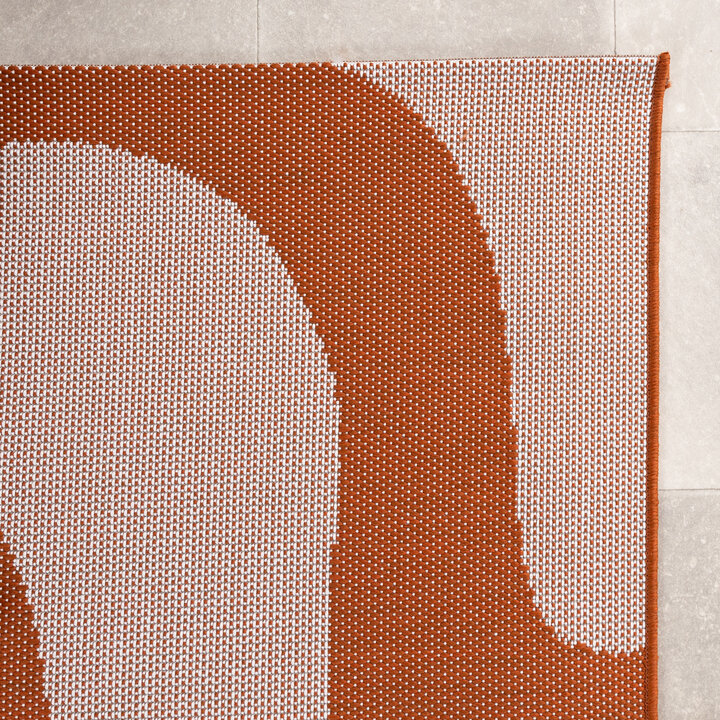 Tapis d'extérieur - Summer Swirl Terracotta