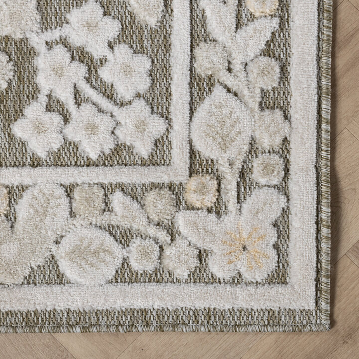 Tapis intérieur & extérieur - Bloom Oriental Taupe
