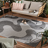 Tapis d'extérieur - Summer Swirl Gris - thumbnail