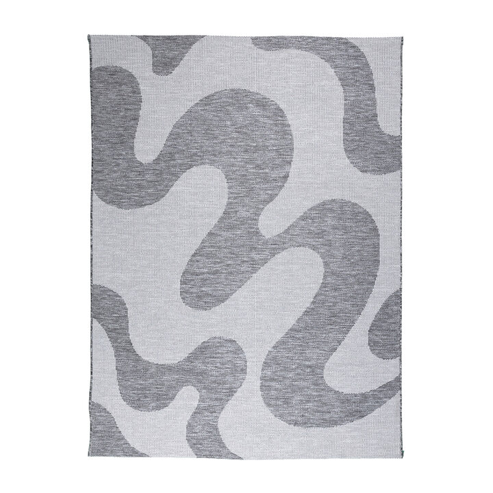 Tapis d'extérieur - Summer Swirl Gris