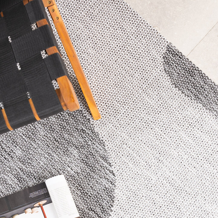 Tapis d'extérieur - Summer Swirl Gris