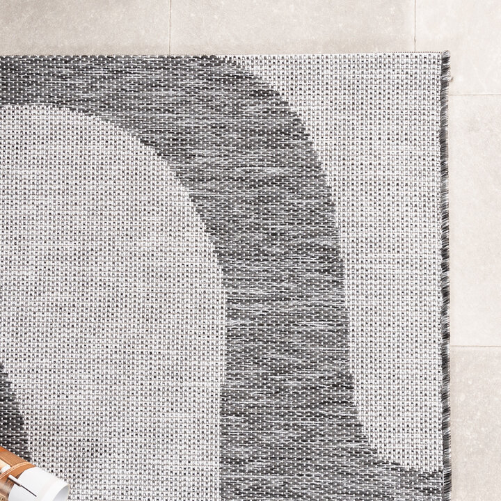 Tapis d'extérieur - Summer Swirl Gris