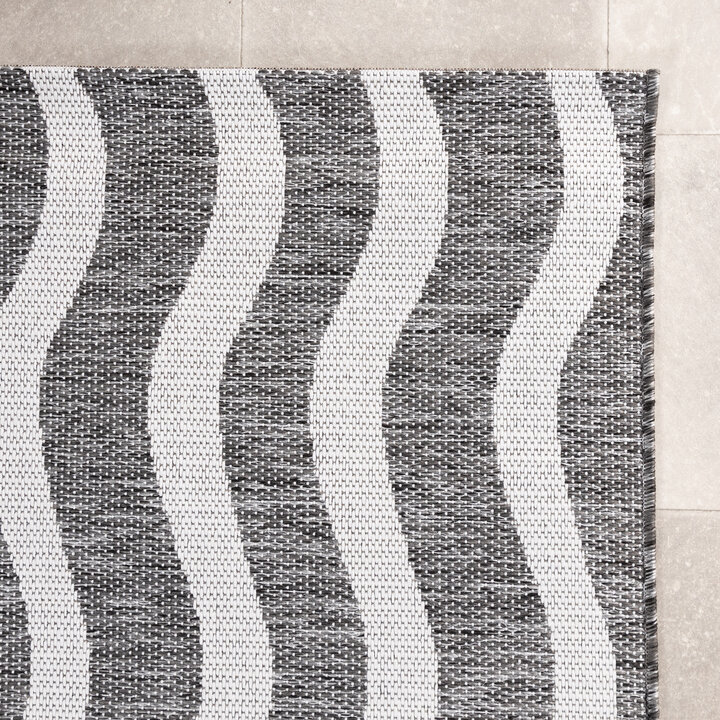 Tapis d'extérieur - Summer Waves Gris