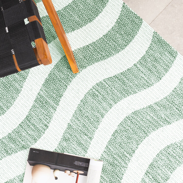 Tapis d'extérieur - Summer Waves Vert
