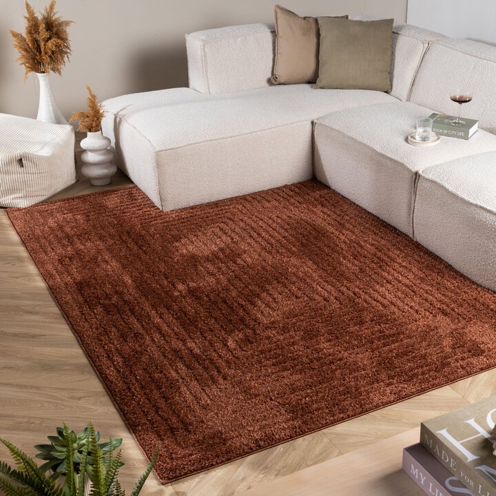 Tapis scandinave - Lova Frames Terracotta