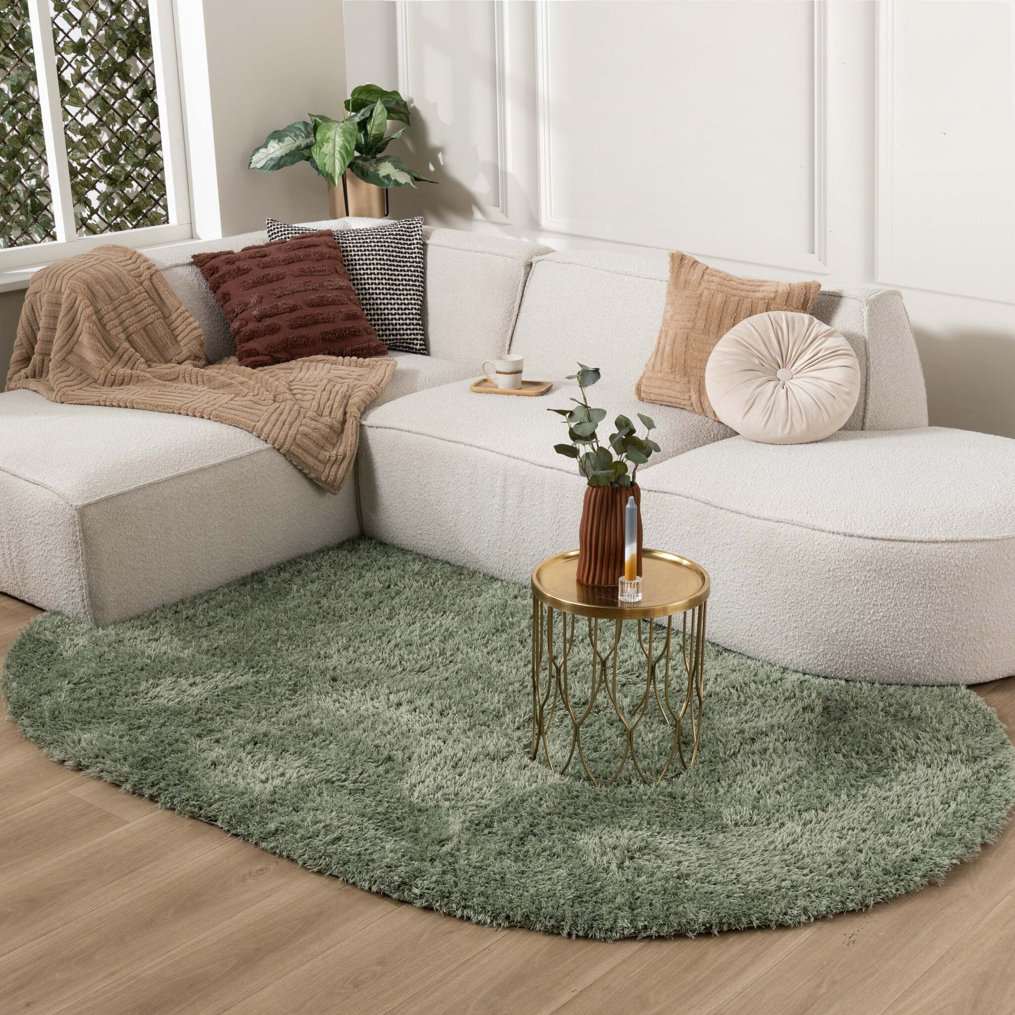 Tapis rond pour enfants - Blaze Vert