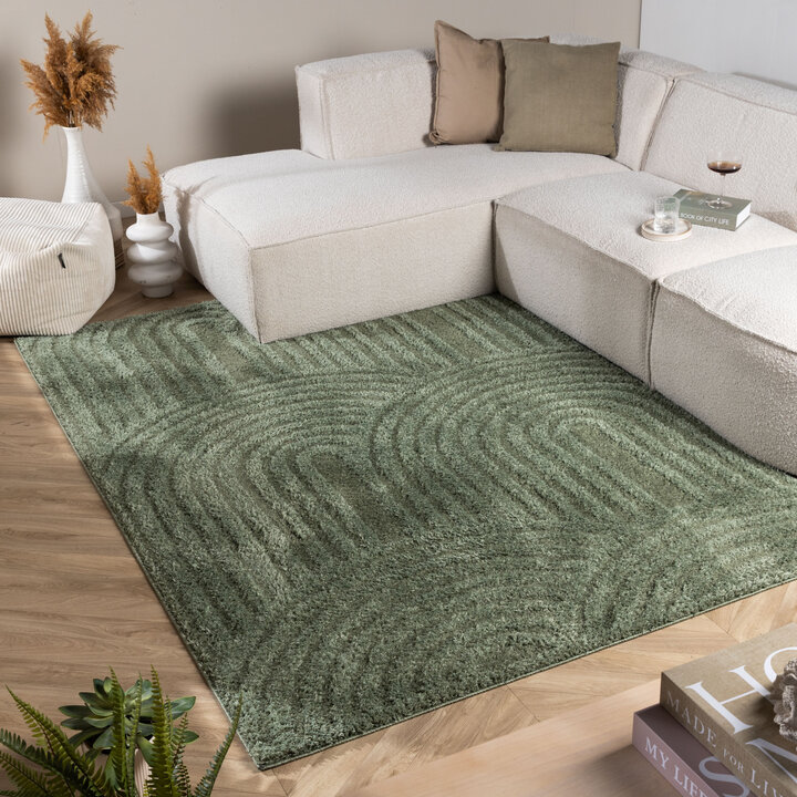 Tapis scandinave - Lova Arches Vert