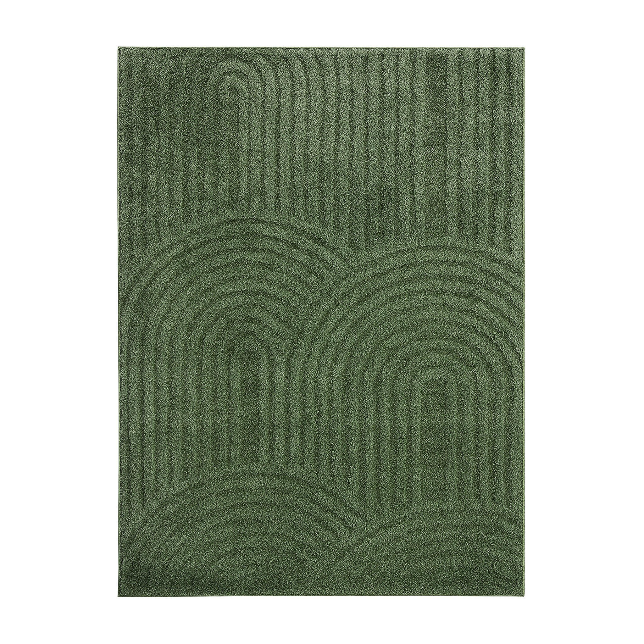 Tapis scandinave - Lova Arches Vert - sfeer