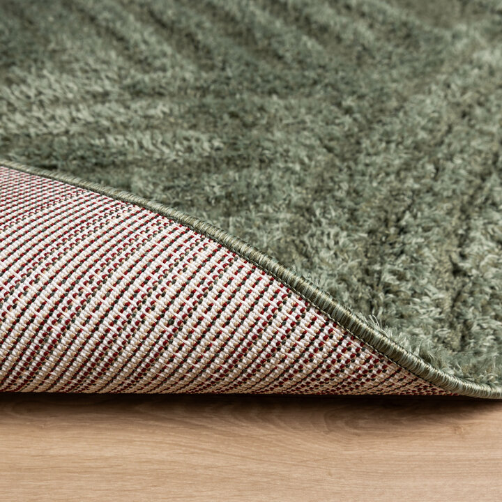 Tapis rond scandinave - Lova Arches Vert