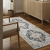 Tapis en laine lavable - Domingo Mandala Vert Foncé - thumbnail