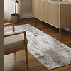 Tapis en laine lavable - Domingo Grunge Taupe/Crème - thumbnail