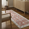 Tapis en laine lavable - Domingo Oriental Terracotta - thumbnail