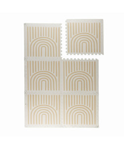 Tapis de puzzle en mousse - Alfie Grid Beige