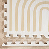 Tapis de puzzle en mousse - Alfie Grid Beige - thumbnail 6
