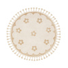 Tapis rond lavable pour enfant - Moos Flower Crème - thumbnail 1