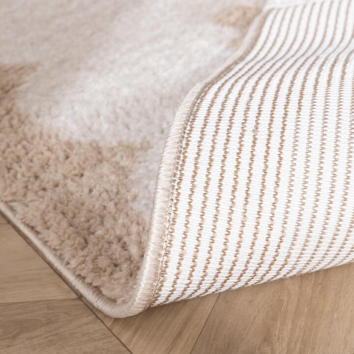 Tapis lavable pour enfants - Moos Flower Crème