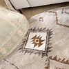 Tapis berbère rond - Blend Aztec Beige - thumbnail 3