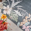 Tapis d’extérieur à fleurs - Poppy Vert - thumbnail 1