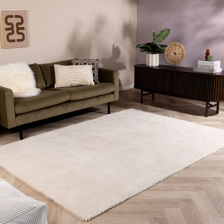 Tapis bio doux - Teddy Crème