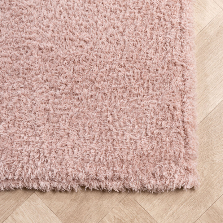 Tapis doux à forme organique – Teddy Rose