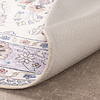Tapis d'extérieur rond vintage - Santo Flora Blanc - thumbnail 6
