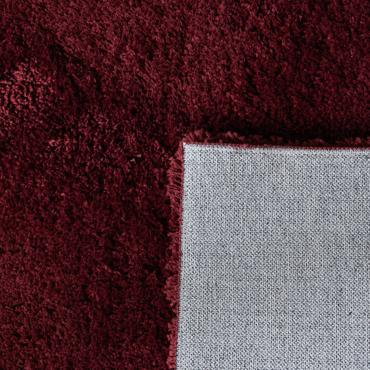 Tapis lavable à poils longs - Ziggy Rouge