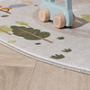 Tapis de jeu rond voiture - Rocky Ride Gris - thumbnail 6