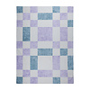Tapis d'intérieur et d'extérieur rétro - Pop Cubes Lilas - thumbnail 1