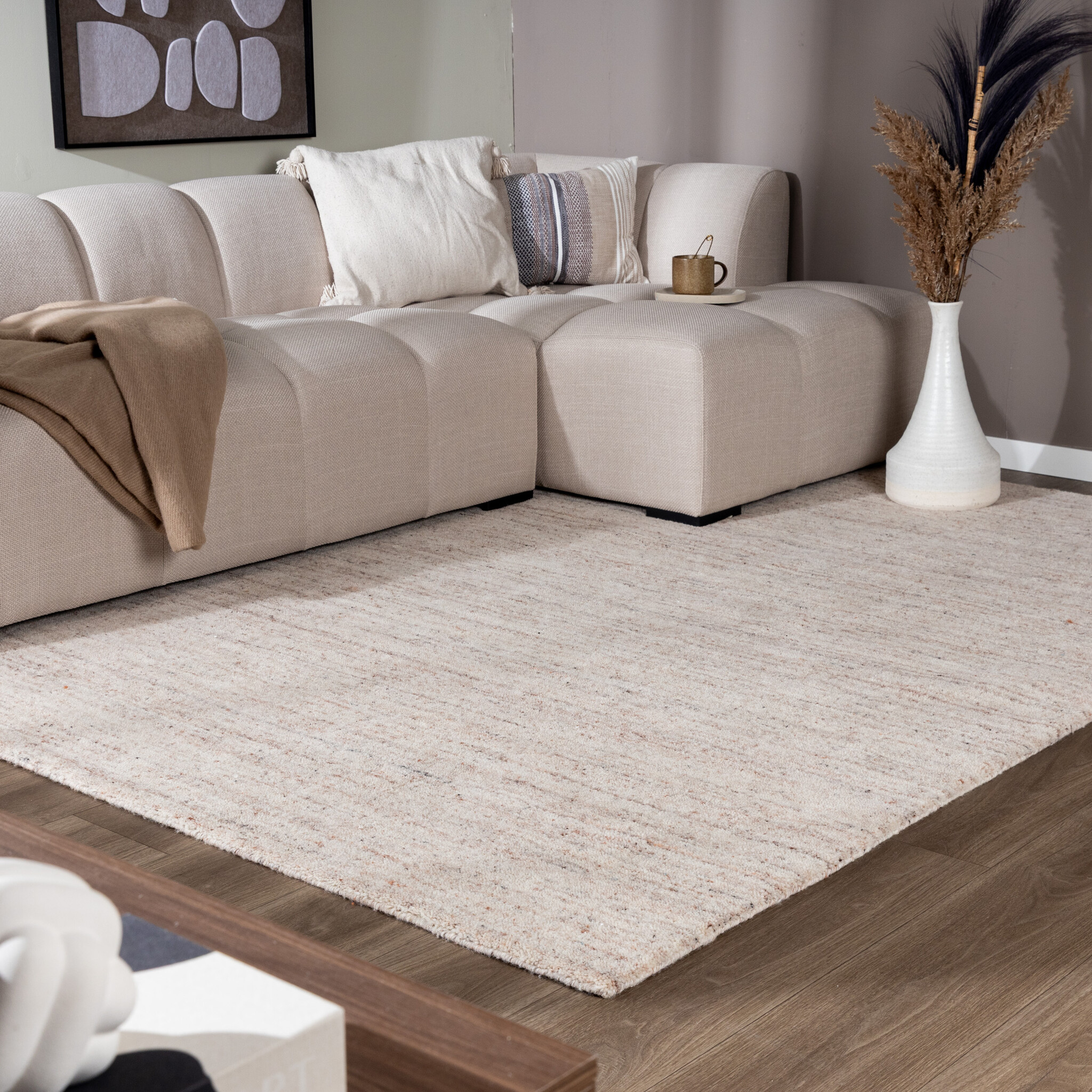 Tapis berbère - Aicha Taupe