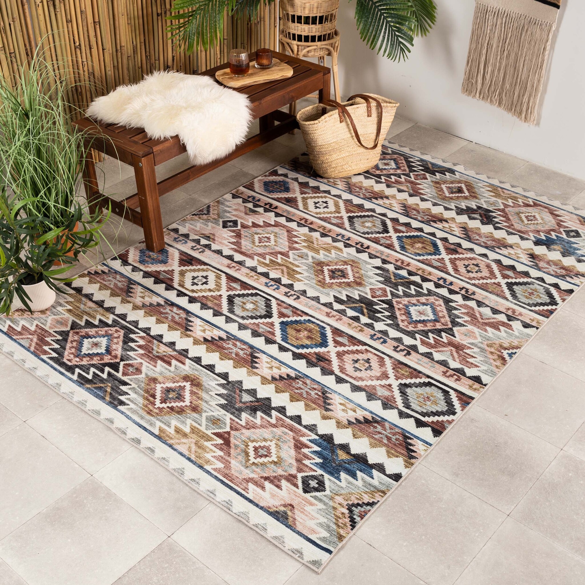 Tapis d'extérieur kilim - Lira Inca