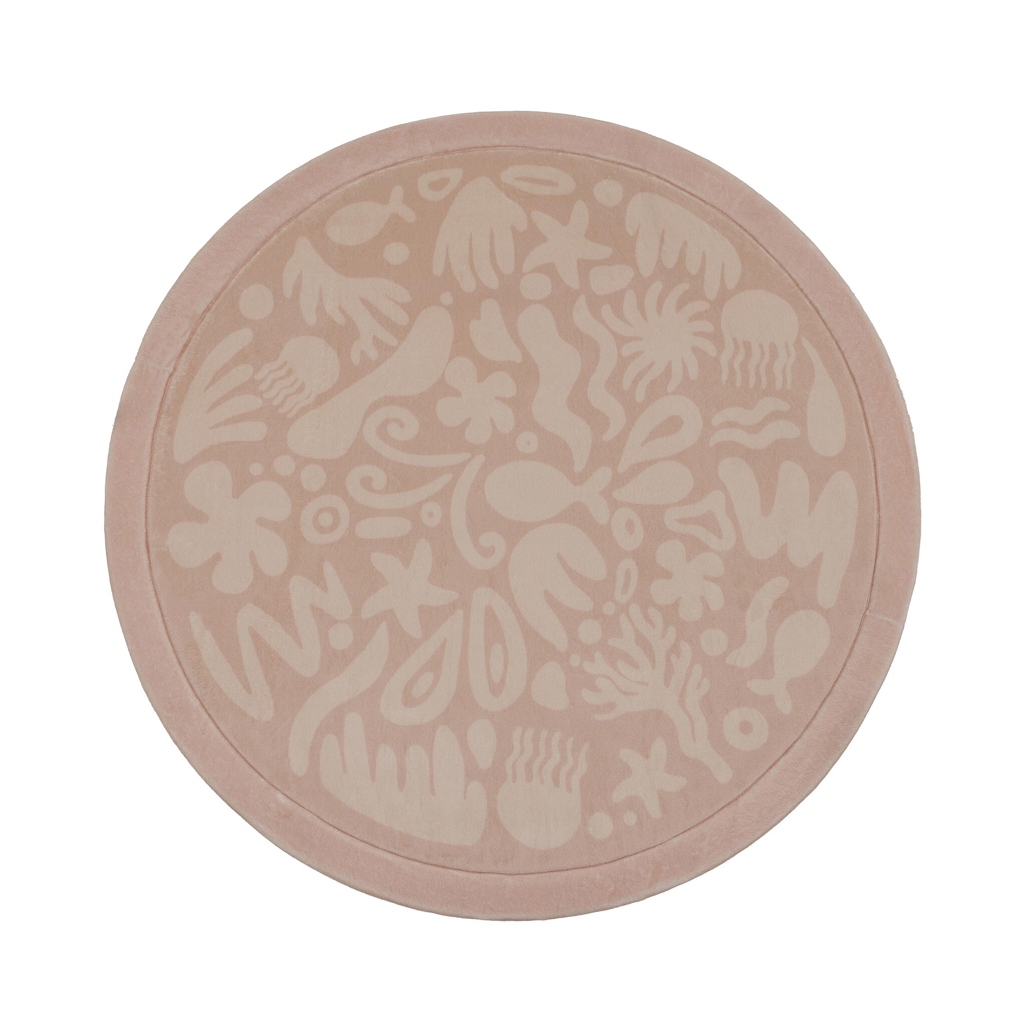 Tapis de jeu rond lavable - Flo Rose - sfeer