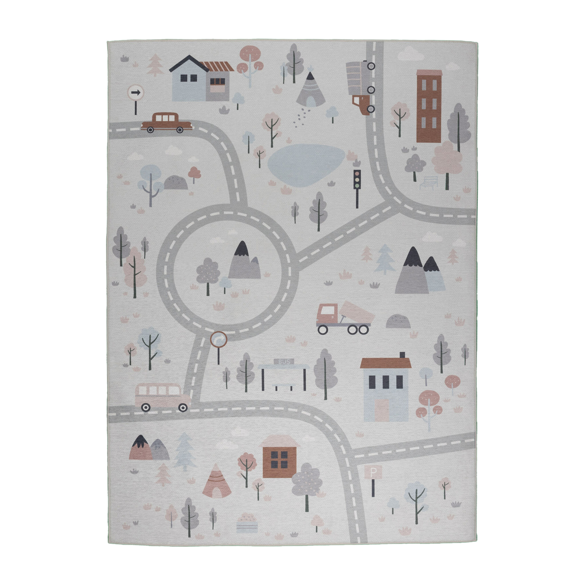 Tapis voiture enfant - Rocky Ride Blanc - sfeer