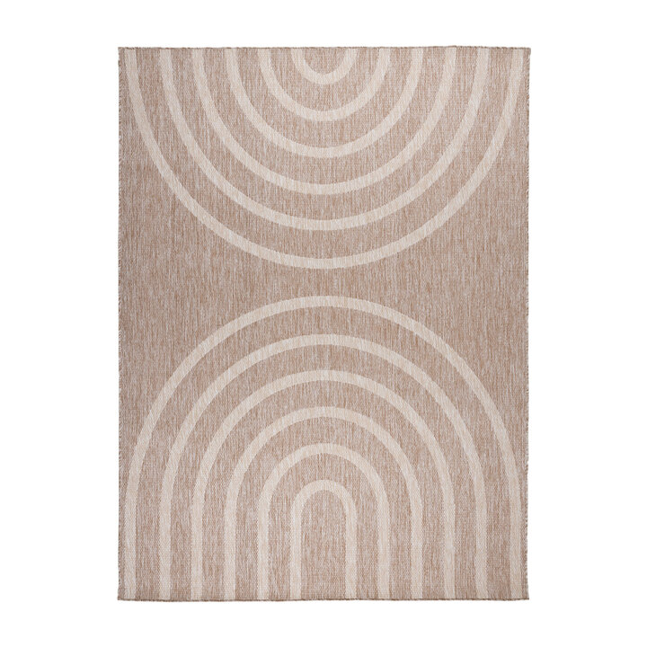 Tapis d'intérieur et d'extérieur - Sierra Arches Beige/Crème