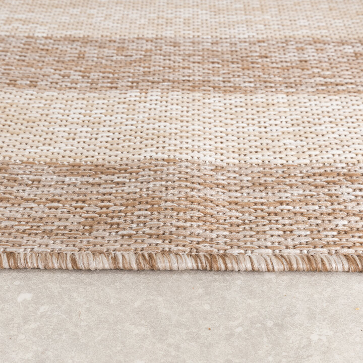 Tapis d'intérieur et d'extérieur - Sierra Frame Beige/Crème