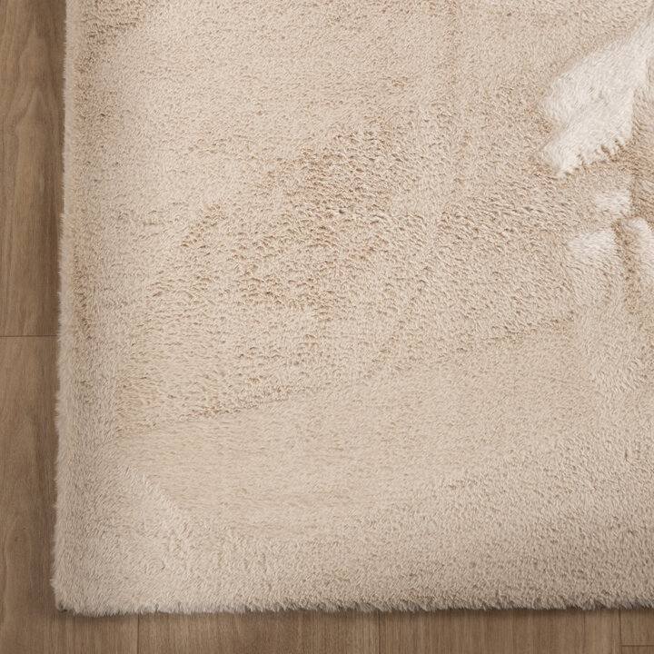Tapis doux à poils courts – Cozy Beige
