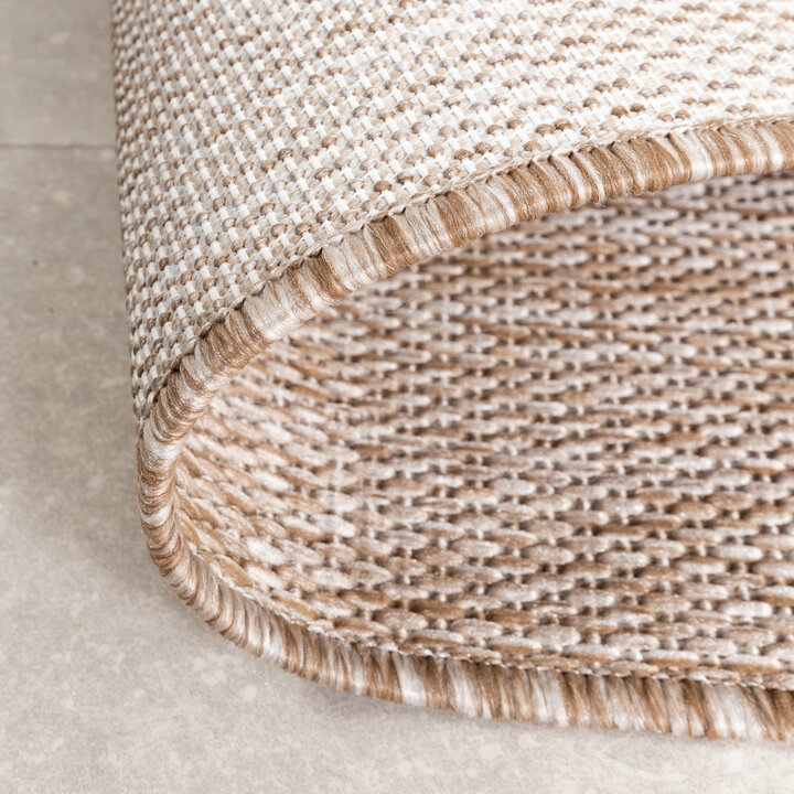 Tapis d'intérieur et d'extérieur - Sierra Curves Beige/Crème