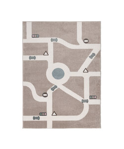 Tapis chambre d'enfant - Bowie Highway Taupe