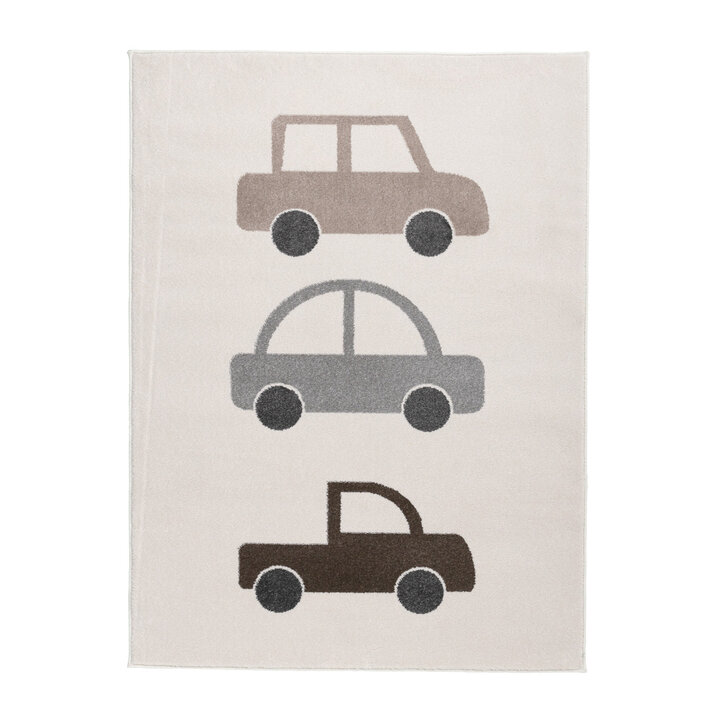 Tapis chambre d'enfant - Bowie Auto Crème