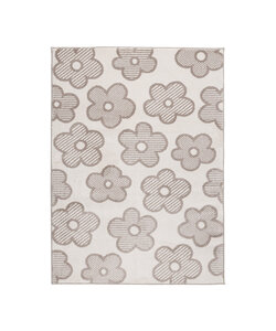 Tapis chambre d'enfant- Bowie Flower Crème